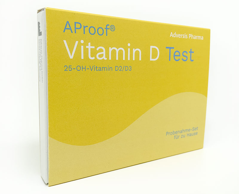 Vitamin D Bluttest von AProof® - messen Sie Ihre Vitamin D2 und D3 Konzentration im Blut